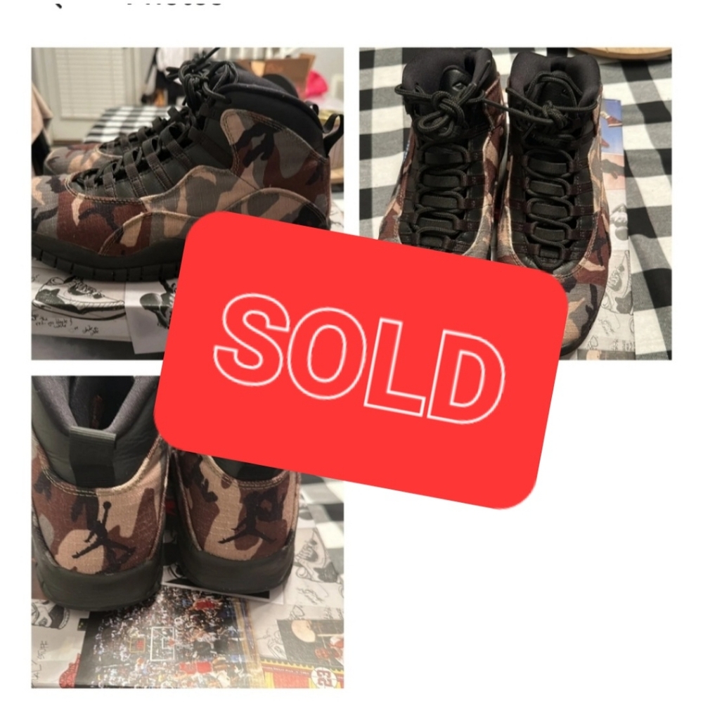 Jordan Retro 10 Desert camo